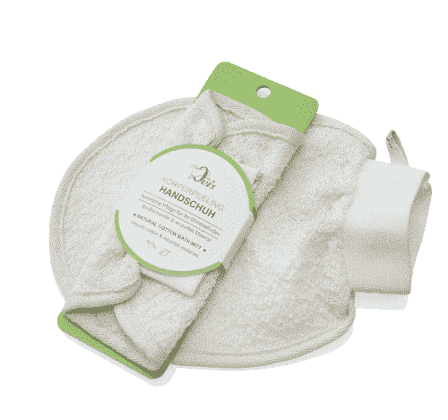Bio Peelinghandschuh – Baumwolle – Ovis 17 x 21,5 cm