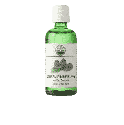 Zirben Einreibung mit bio Zirbenöl – Zirmquell 100 ml