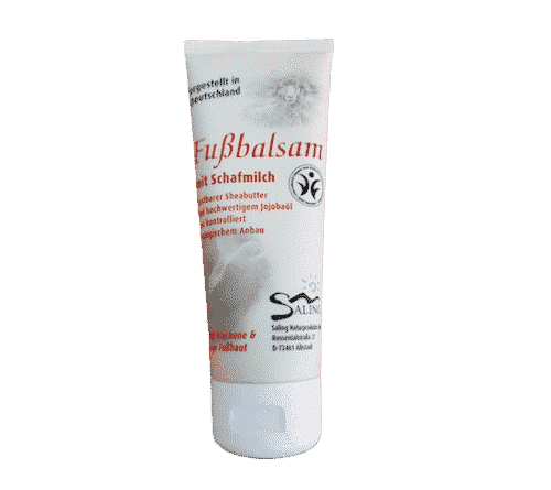 Fußbalsam mit Schafmilch – BDIH zertifiziert – Saling 75 ml