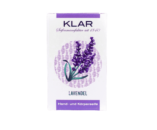 Seife mit Lavendel palmölfrei – Cosmos zertifiziert – Klar 100 g