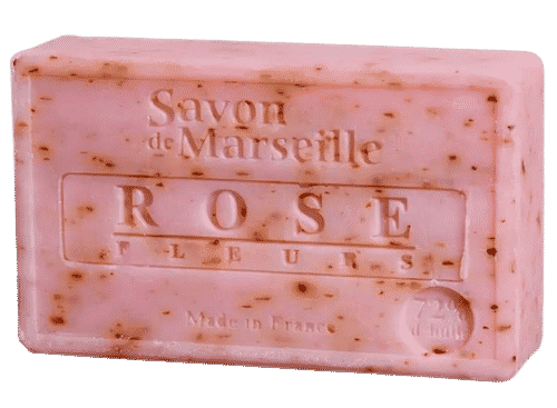 Savon de Marseille mit Rosenblütenblatt –  1802 Le Chatelard 100 g