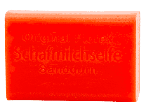 Seife mit bio Schafmilch Sanddorn – Florex 100 g
