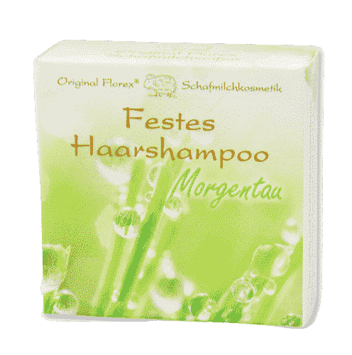 Festes Shampoo – Morgentau – Haarshampoo mit Schafmilch – Florex 58 g