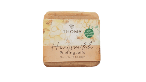 Peelingseife mit Honigmilch & Nachtkerzenöl – Thoma 100 g