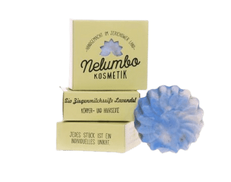 Ziegenmilchseife Lavendel – Nelumbo – 75 g