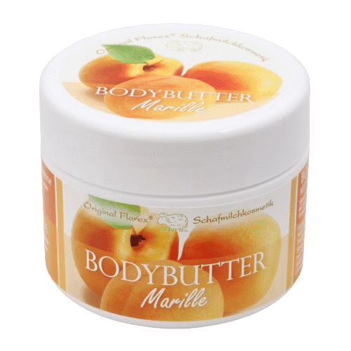 Körperbutter Marille mit biologischer Schafmilch – Florex 125 ml