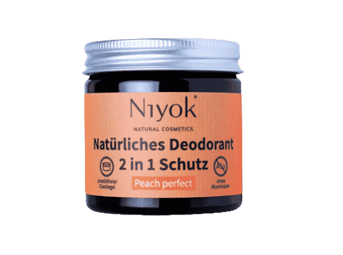 Peach perfect – 2 in 1 anti-transpirante Deocreme – Niyok 40 ml