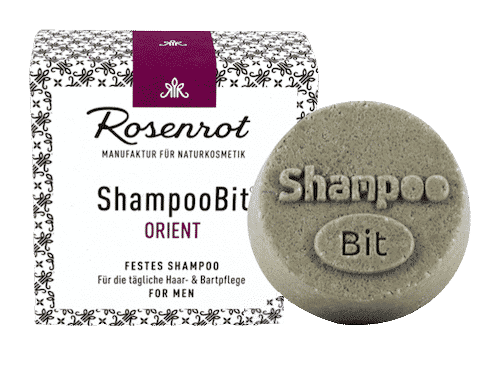 Festes Shampoo Men – Orient – ShampooBit – Rosenrot 55 g