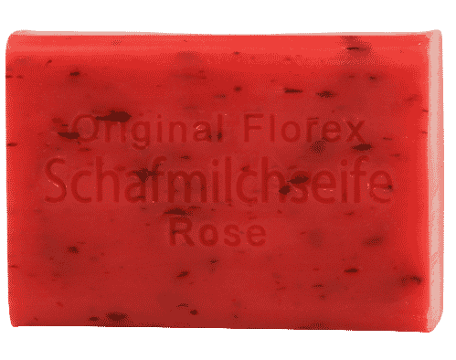 Seife mit Bio Schafmilch und Rosenblüten – Florex 100 g