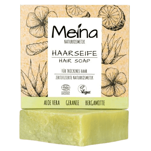 Haarseife mit Aloe Vera & Bergamotte – Meina 80 g