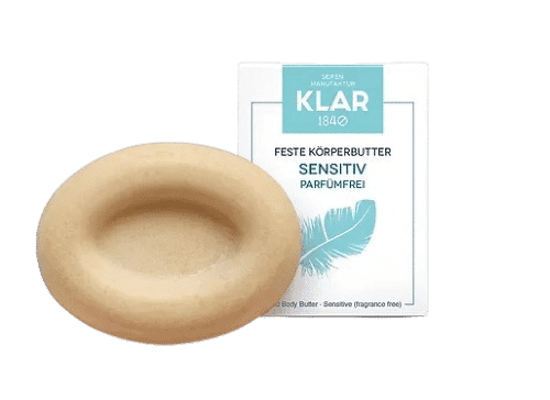 Feste Körperbutter – Sensitiv – KLAR 60 g
