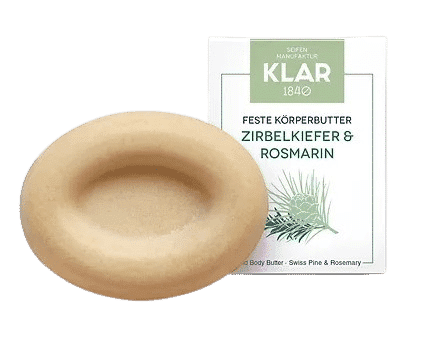 Feste Körperbutter – Zirbelkiefer & Rosmarin – KLAR 60 g