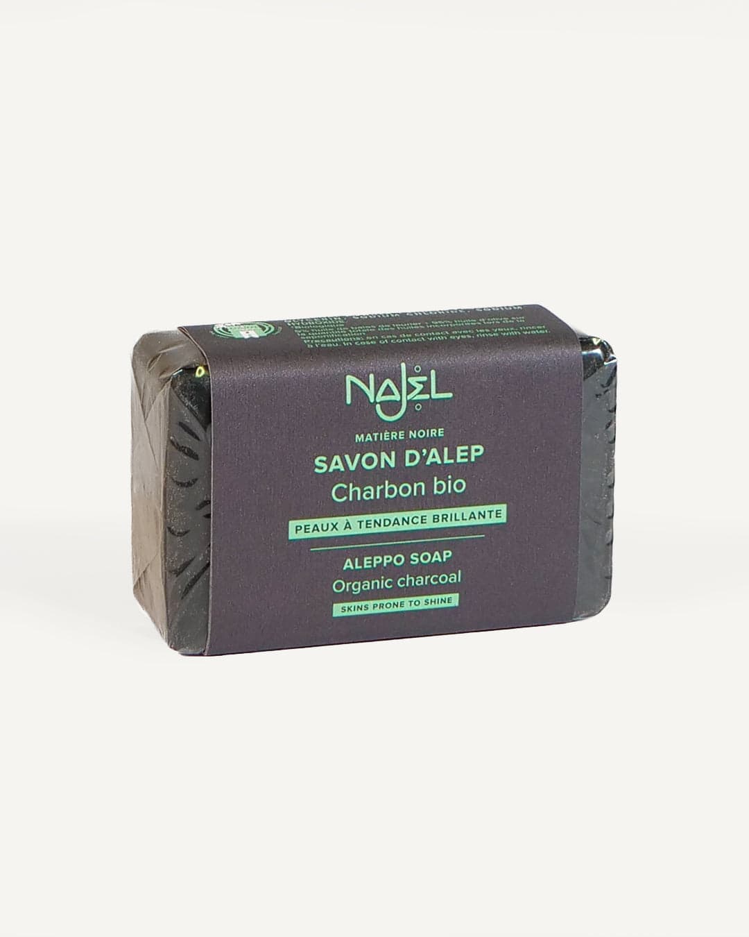 Aleppo Seife mit biologischer Holzkohle – Najel 100 g