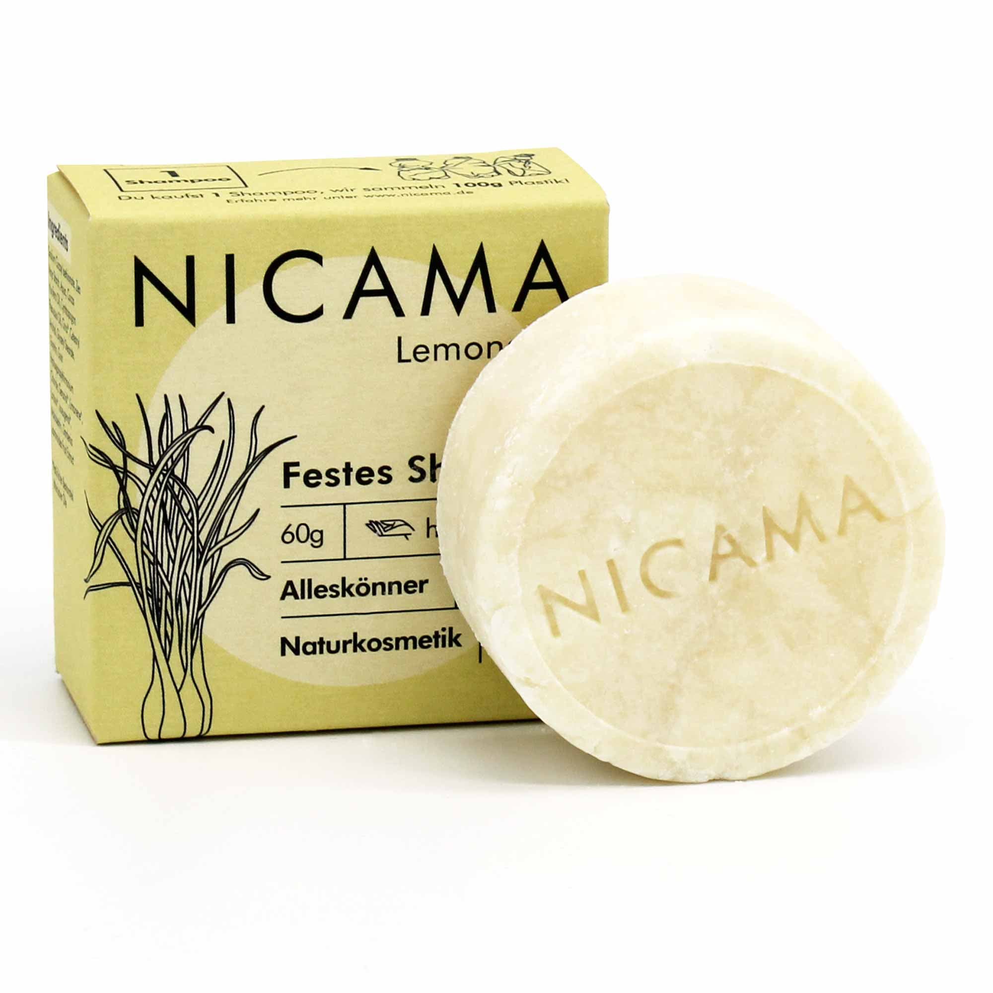 Festes Shampoo Lemongras – NICAMA 60 g