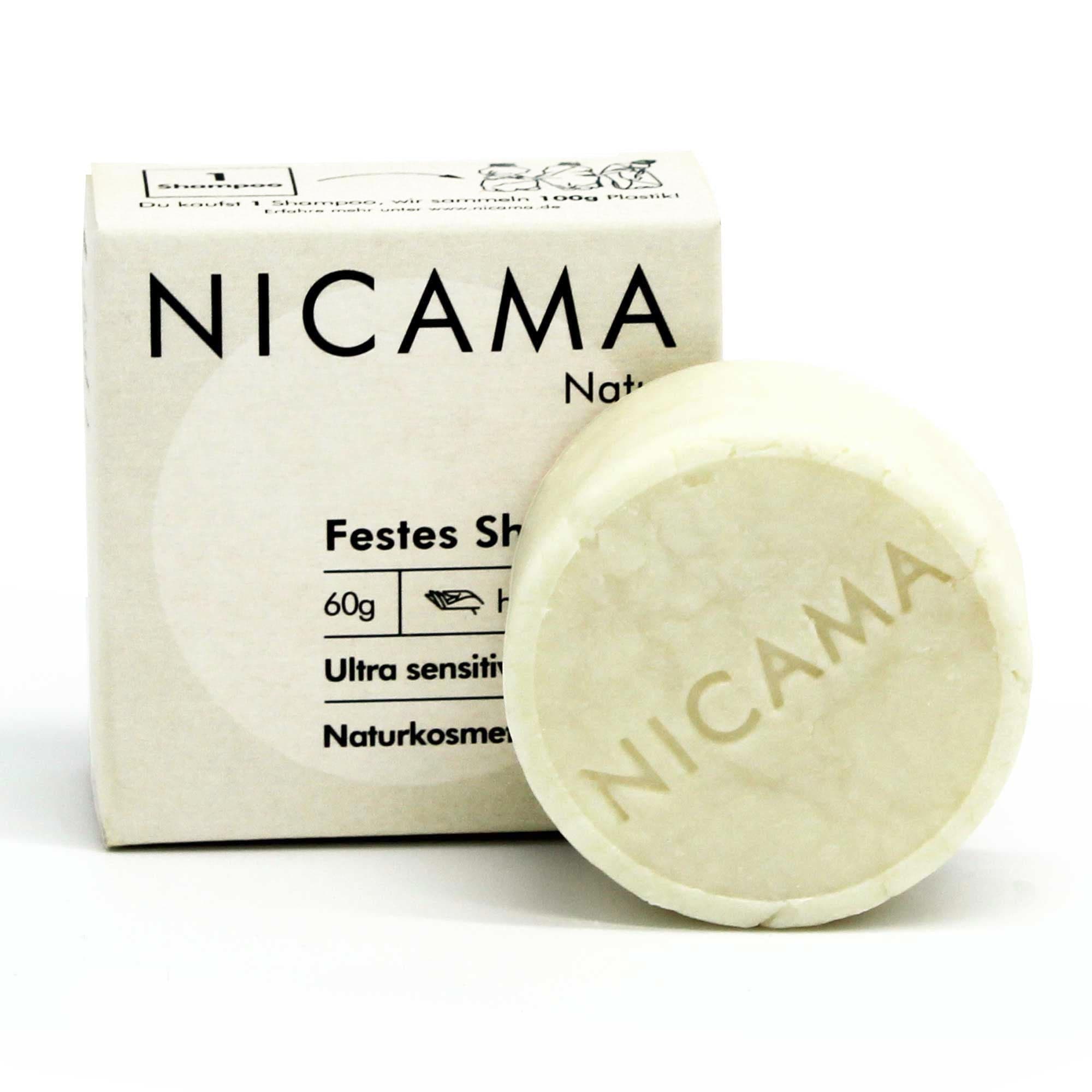 Festes Shampoo Natur – NICAMA 60 g
