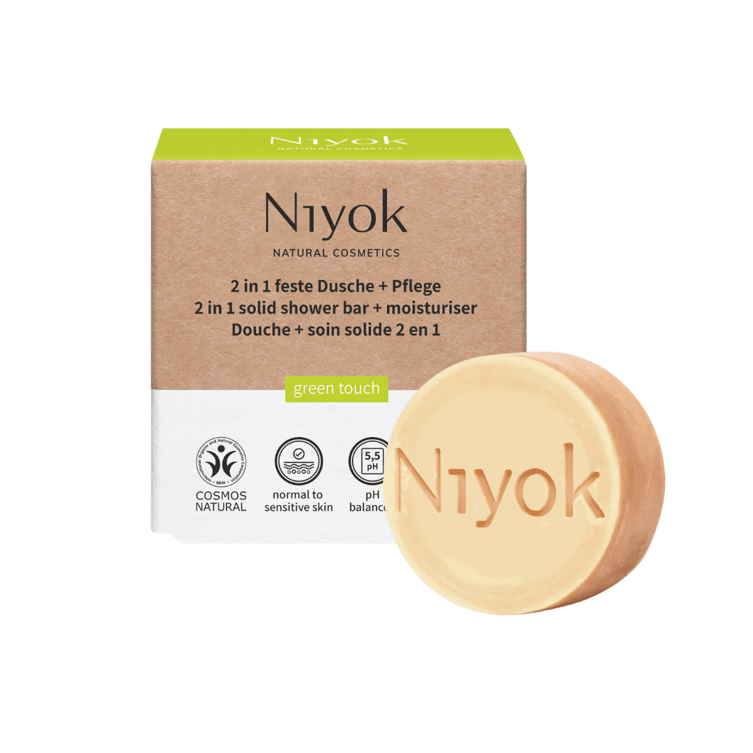 Green touch – 2 in 1 feste Dusche + Pflege – Niyok 80 g