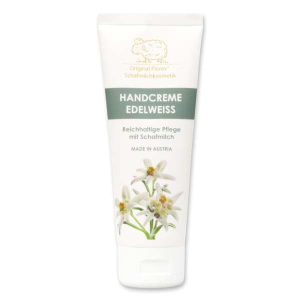 Handcreme mit bio Schafmilch und Edelweiss – Florex 75 ml
