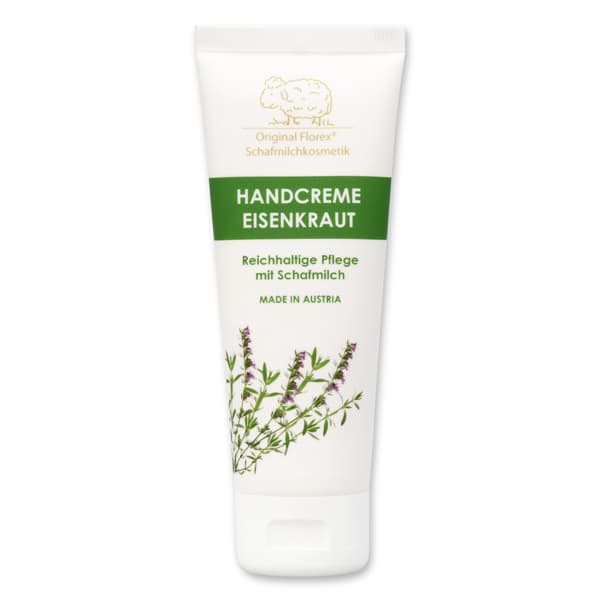 Handcreme mit bio Schafmilch und Eisenkraut – Florex 75 ml