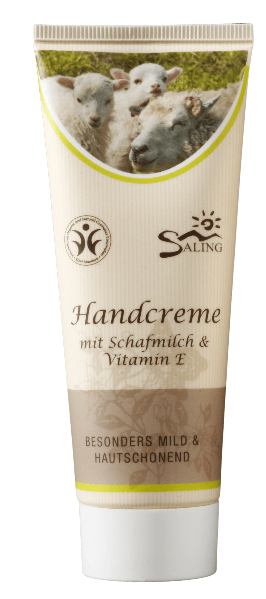 Handcreme mit Schafmilch und Vitamin E – BDIH zertifiziert – Saling 75 ml