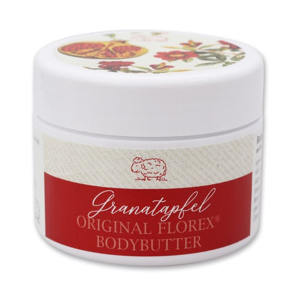 Körperbutter Granatapfel mit biologischer Schafmilch – Florex 125 ml