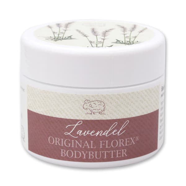 Körperbutter Lavendel mit biologischer Schafmilch – Florex 125 ml