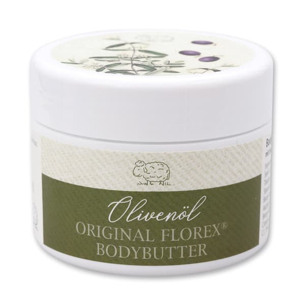 Körperbutter Olivenöl mit biologischer Schafmilch – Florex 125 ml