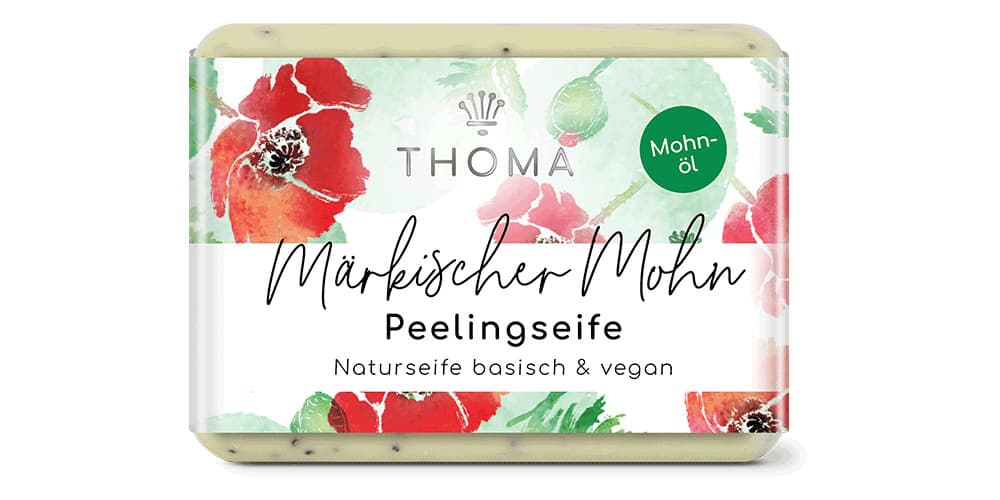Märkische Mohnölseife mit Kakaobutter – Thoma 100 g