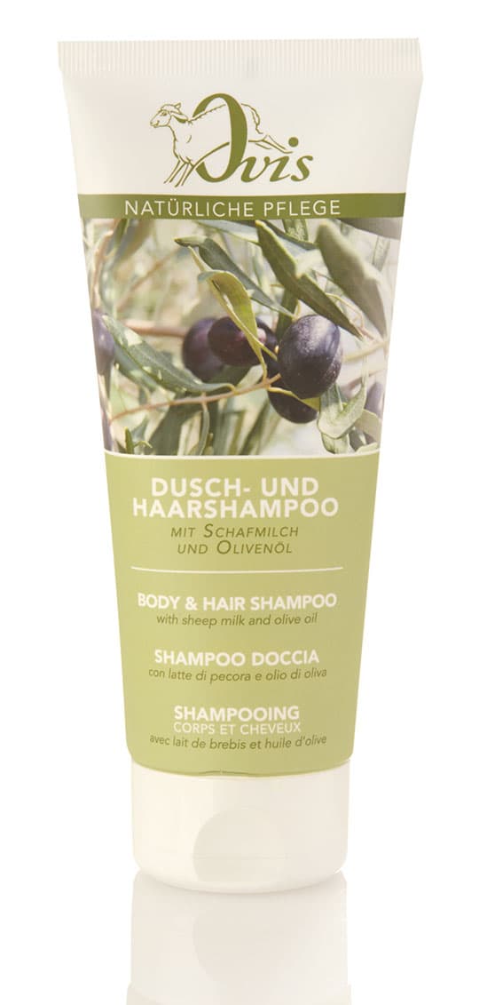 Dusch – und Haarshampoo mit Olivenöl – Ovis 200 ml