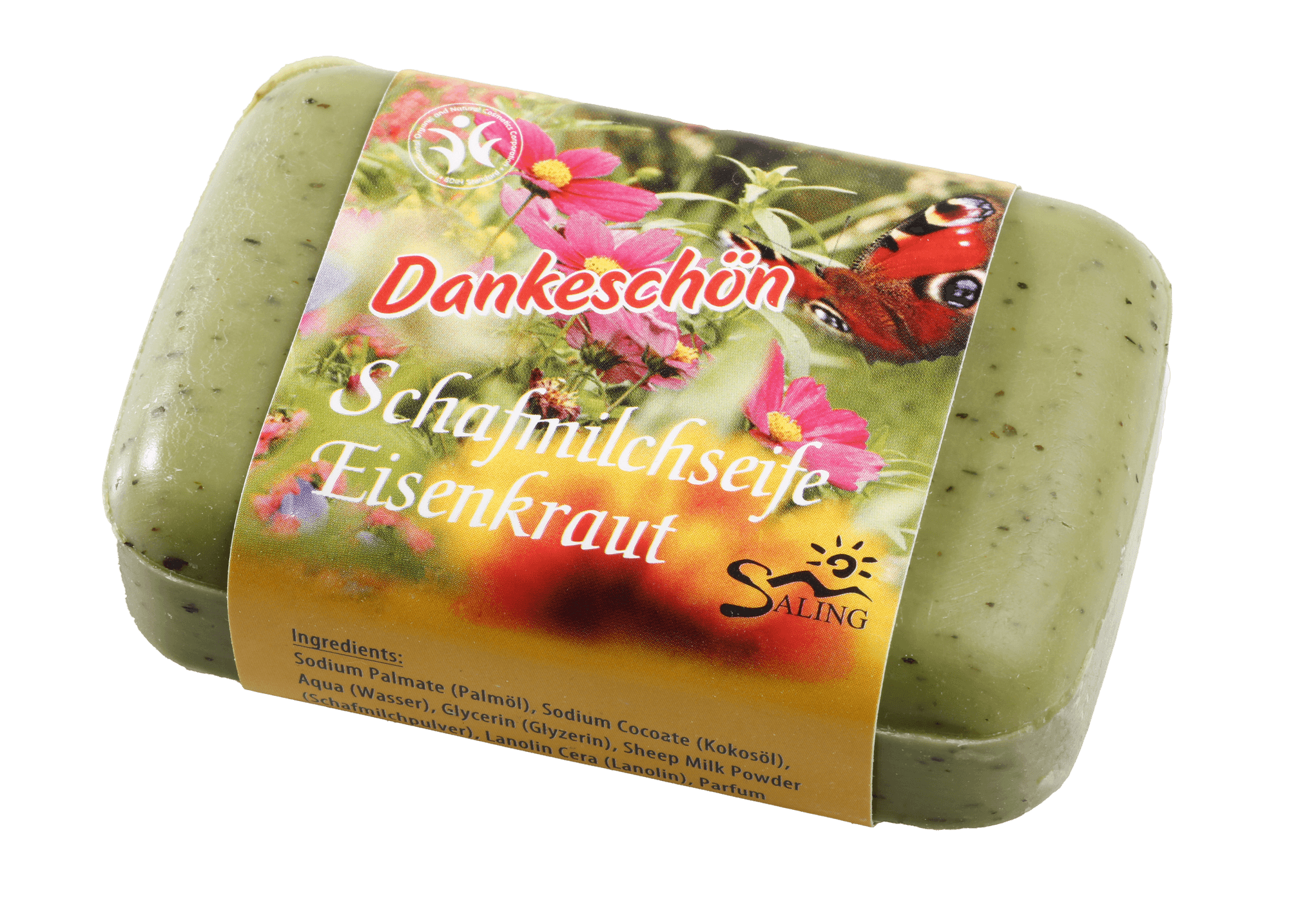 Schafmilchseife mit Eisenkraut – “Dankeschön” – BDIH zertifiziert – Saling 100 g