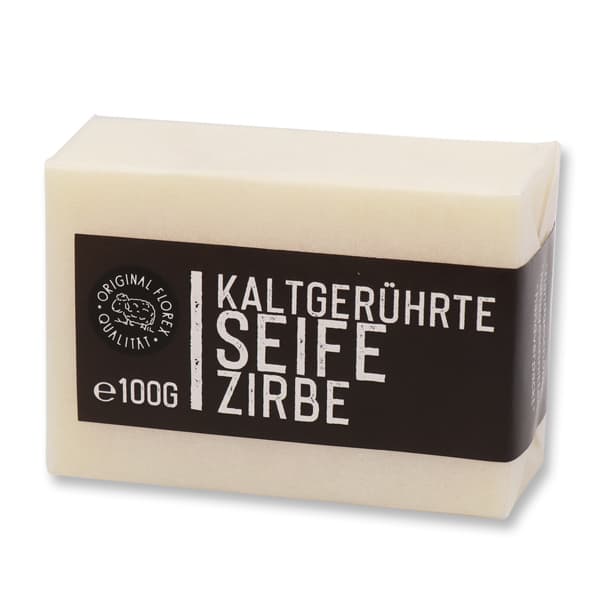 Seife Handgemacht – Zirbe kalt gerührt – Florex 100 g