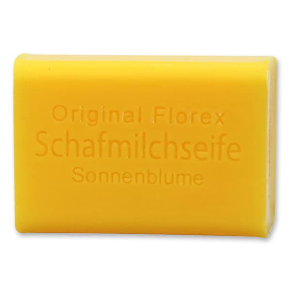 Seife mit bio Schafmilch und Sonnenblume – Florex 100 g