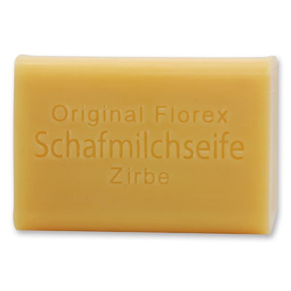 Seife mit bio Schafmilch und Zirbe – Florex 100 g