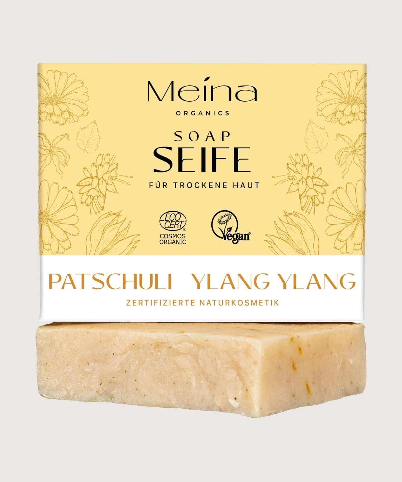 Seife mit Ylang-Ylang & Patschuli – Meina 100 g