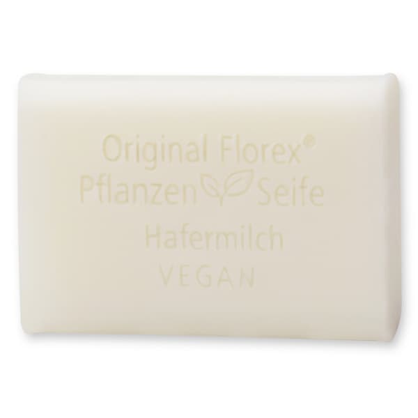Vegane Seife mit Hafermilch – Pflanzenölseife – Florex 100 g