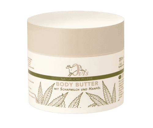 Body Butter mit Hanföl und Schafmilch