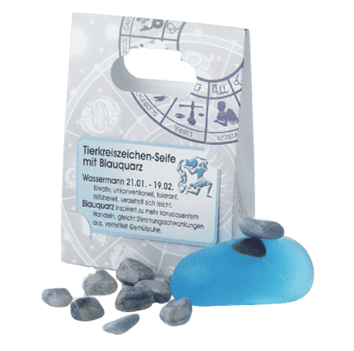 Seife mit Blauquarz
