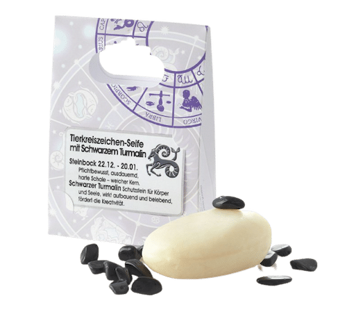 Sternzeichen Steinbock - Seife mit schwarzem Turmalin - Ovis 90 g