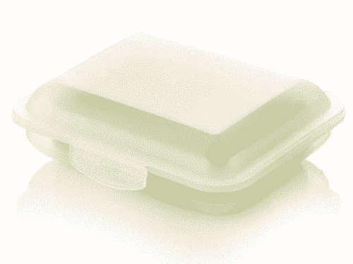 Klickbox für Seifen - Weiß - Ovis 11 x 9 x 3,5 cm