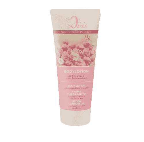 Bodylotion mit Rosenwasser und Schafmilch