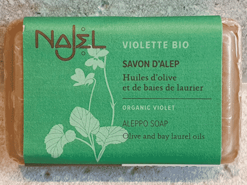 Aleppo Seife mit Veilchen BIO - Najel 100 g
