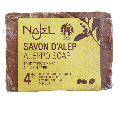 Aleppo Seife mit Oliven - und 4 % Lorbeeröl
