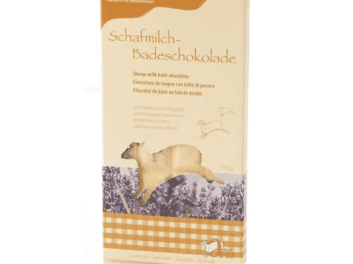 Badezusatz Schafmilch - Badeschokolade Lavendel - Ovis 110 g