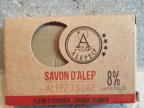 Aleppo Seife mit Orangenblüten - Alepeo 100 g