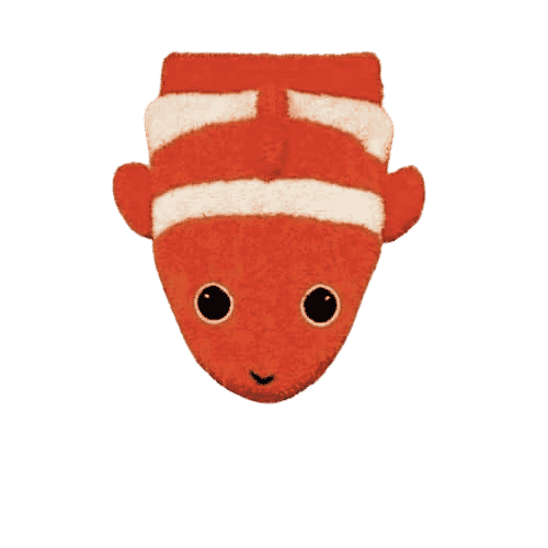 Bio Waschlappen - Clownfisch