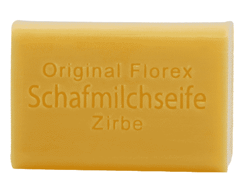 Seife mit bio Schafmilch und Zirbe - Florex 100 g