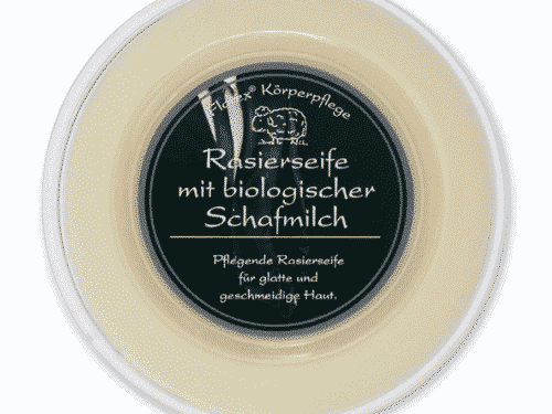 Rasierseife mit Bio Schafmilch für Herren - Florex 100 g