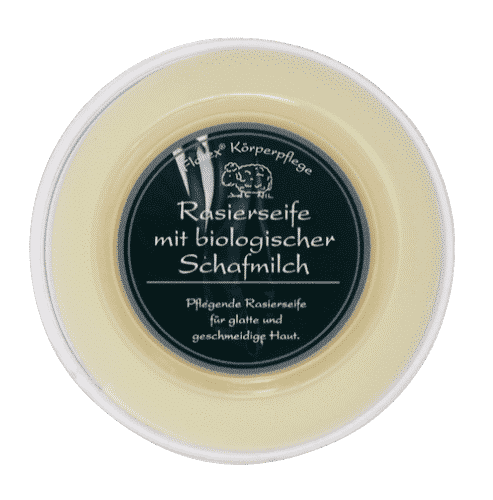 Rasierseife mit Bio Schafmilch für Herren