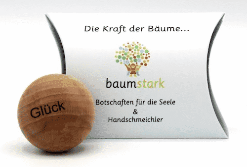 Seelenschmeichler Apfelbaum - Glück - Holz - Geschenk