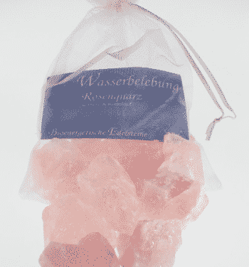 Edelstein Rosenquarz - Wasserbelebung