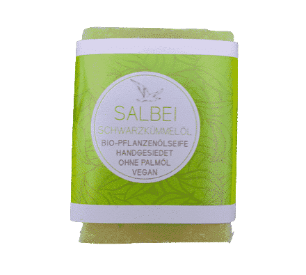 Bio Seife Salbei mit Shea und Schwarzkümmelöl